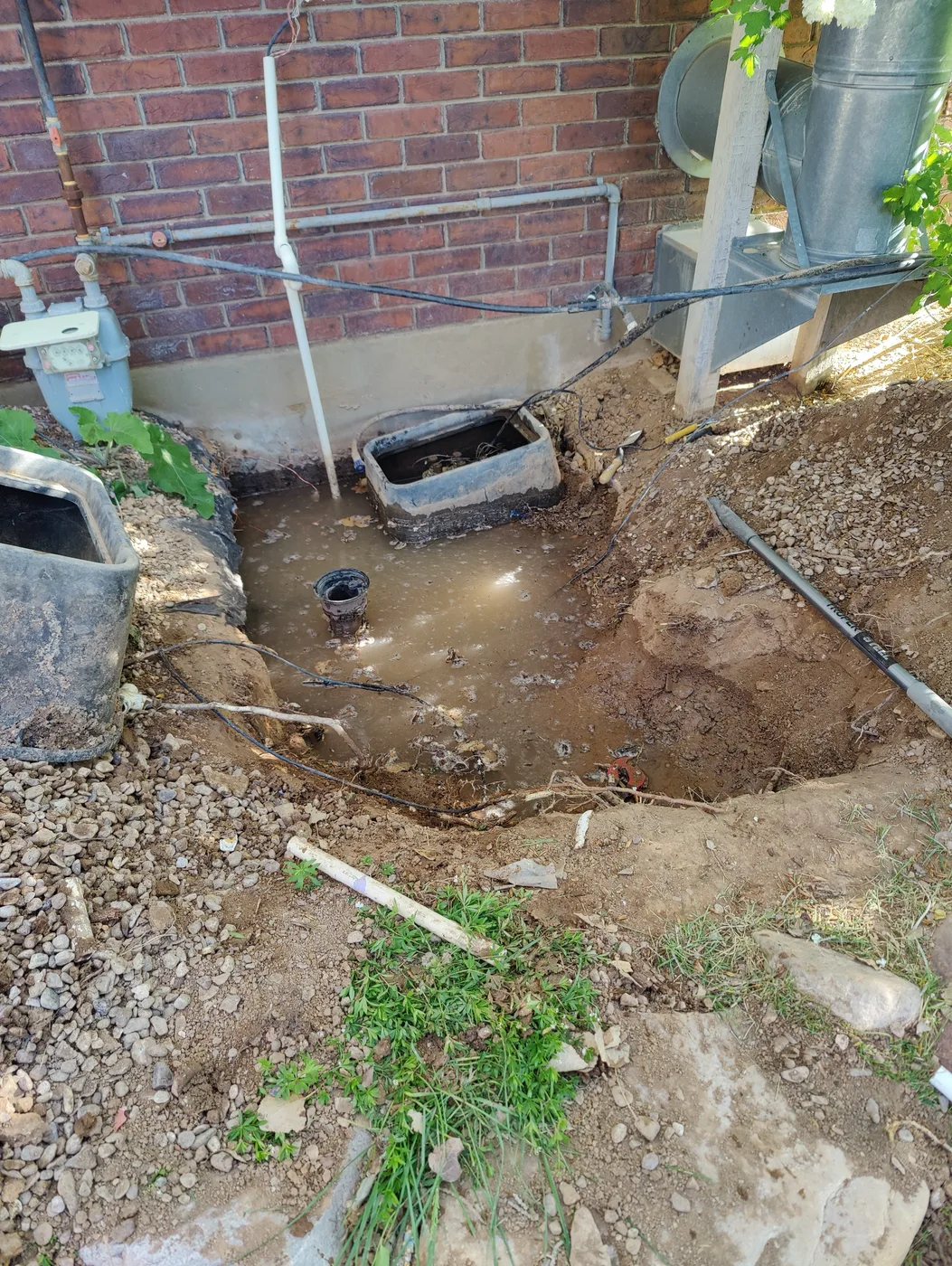 Before outdoor project